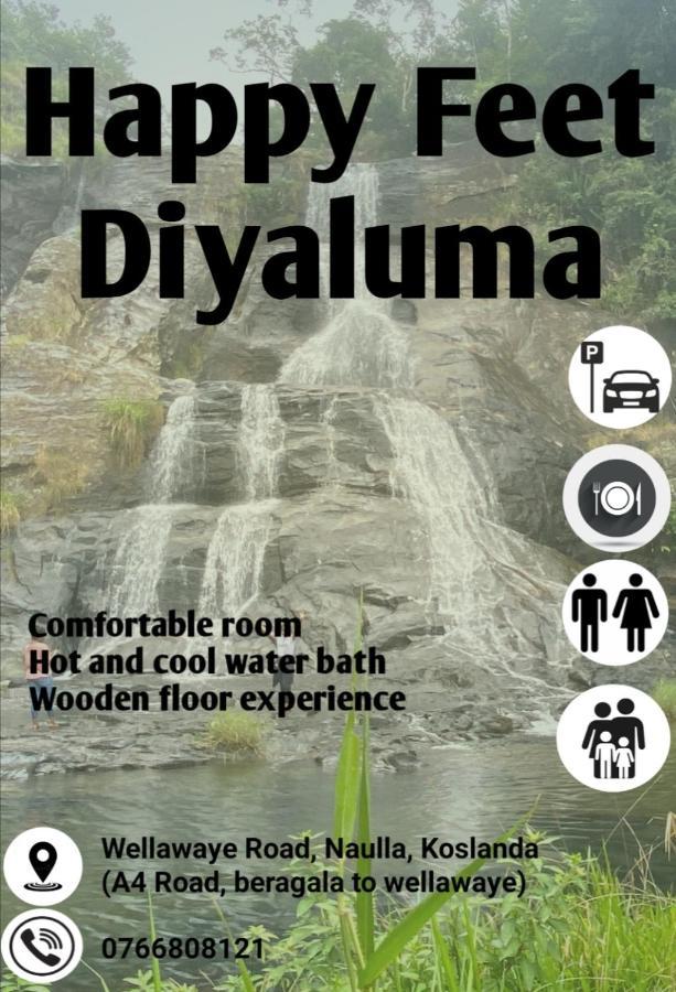 Bed and Breakfast Happy Feet Diyaluma Koslanda Esterno foto